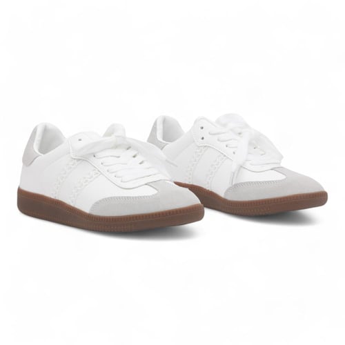 حذاء رياضي نسائي من لمار - أبيض