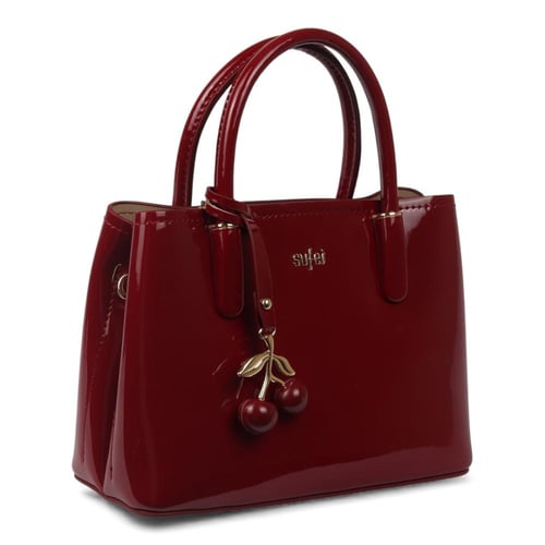 شنطة نسائية من مادلين - نبيذي