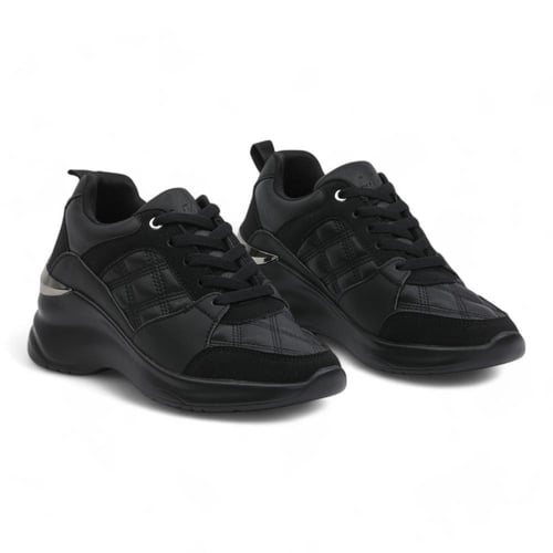 حذاء رياضي نسائي من لمار - أسود