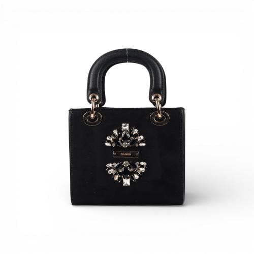 شنط نسائى شموه كرستال لون أسود