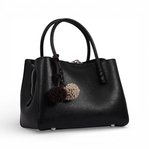 شنطة جلدية من مادلين - أسود