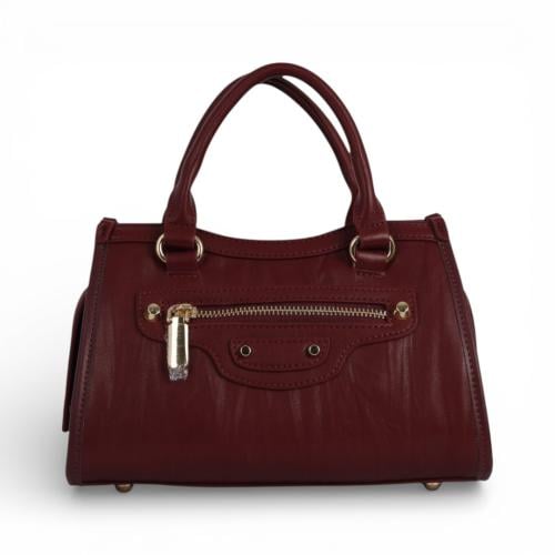 شنطة جلدية من مادلين - احمر