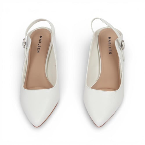 جزمة كعب شوكة من مادلين_ ابيض