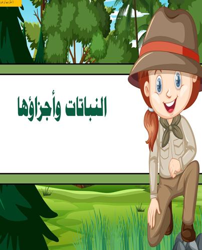 عرض لدرس النباتات وأجزاؤها