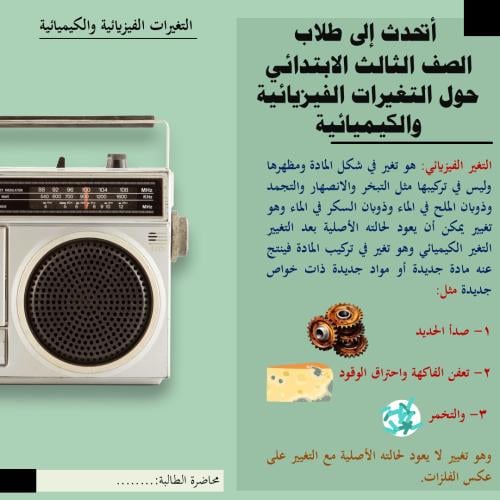 العلوم والكتابة- أتحدث إلى طلاب