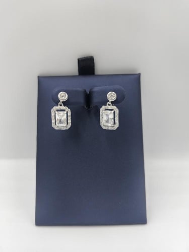 حلق فضه تصميم الماس