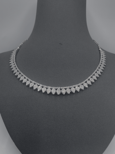 طقم مجوهرات فضة 925 مرصّع بالزركون