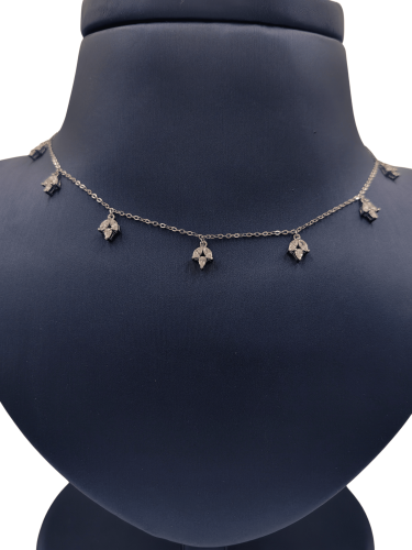 تشوكر "همسات الطبيعة" - فضة إسترليني عيار 925 بتصم...