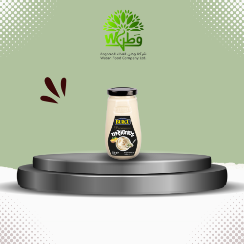 BURCU | مايونيز زجاج | mayonnaise jar | جرام 520