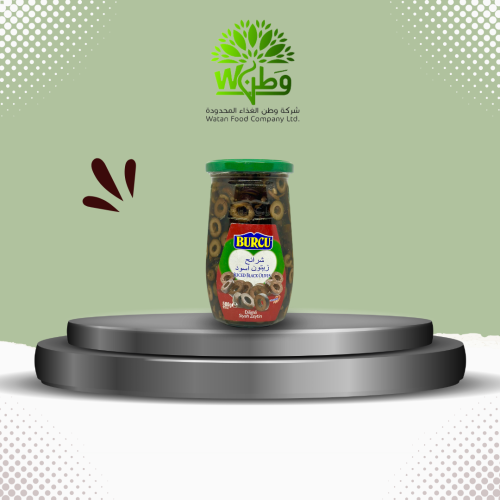 BURCU | شرائح زيتون اسود | sliced black olives | ج...