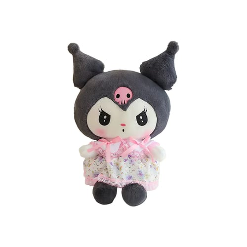 دمية كيرومي اللطيفة بفستان وردي مزخرف – Plush Kuro...