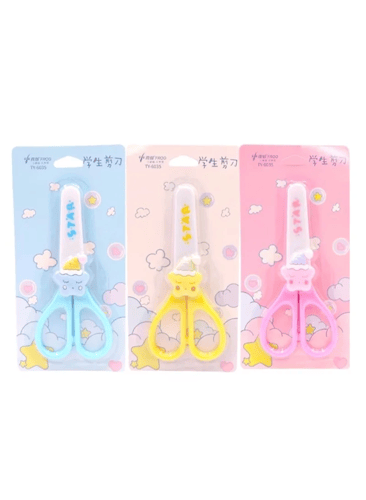 مقص آمن للأطفال – STAR Scissors بتصميم لطيف للتلوي...