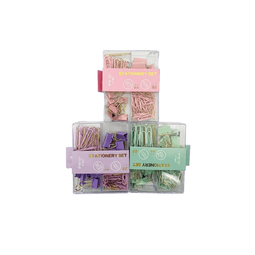 طقم مستلزمات مكتبية STATIONERY SET – مشابك وأدوات...