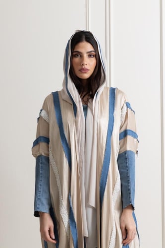 Golden Denim - Half Bisht Abayah