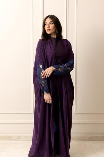 Lavender Blue - Half Bisht