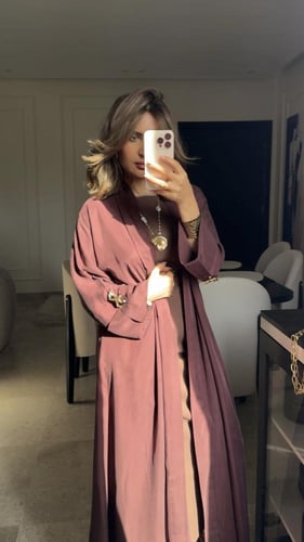 Maroon Stars - Pure Silk