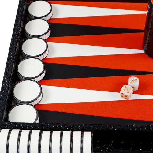 BACO Black Luxury Backgammon-21inch