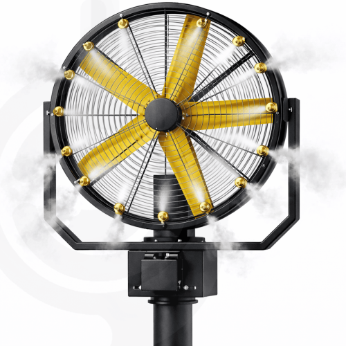 مروحة ضباب الحرم الصناعية ضغط عالي مقاس 39 انش