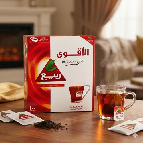 شاي ربيع الأقوى علاق 100 كيس