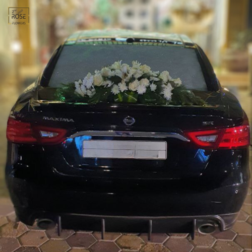 تنسيق بريميوم خلفي بالورد الطبيعي