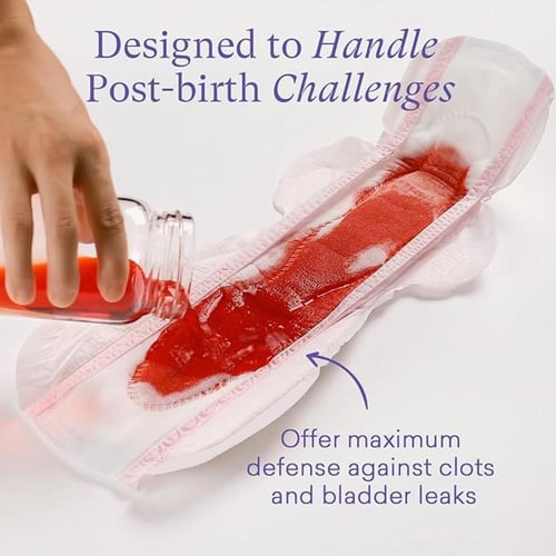 فوط صحية لما بعد الولادة مع اجنحة - حبه وحده