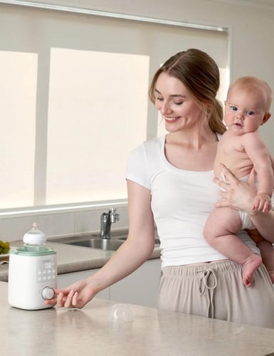 Momcozy – ممكوزي جهاز تسخين زجاجات Nutri متعدد الو...