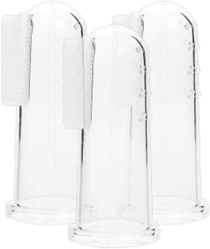 فرشاة الإصبع لتنظيف فم الرضيع من عمر الولادة