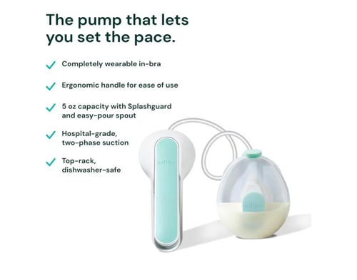 Willow - مضخة Willow Wave اليدوية القابلة للارتداء