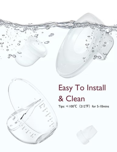 Momcozy – مجموعة أوعية تجميع الحليب لمضخة M6 | تصم...