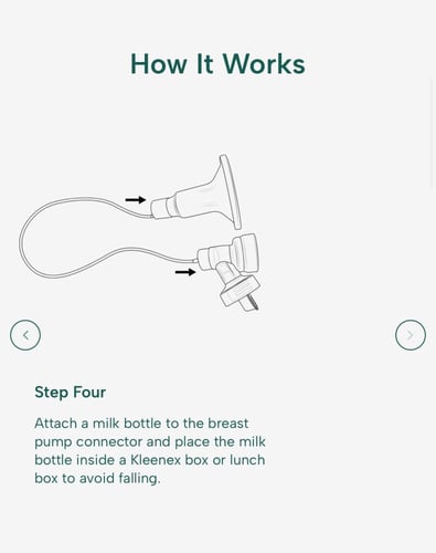 LacTeck - موصل الشفط أثناء الاستلقاء او النوم