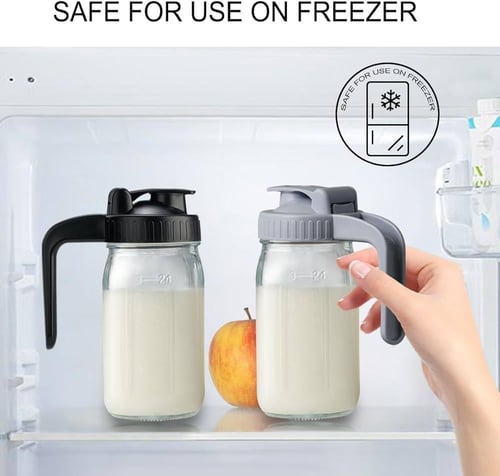 ابريق حفظ الحليب بسعة 900مل - باللون الاسود
