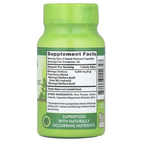 ناتشرز تروث‏, المورينجا أوليفيرا ، 6000 ملجم ، 60...