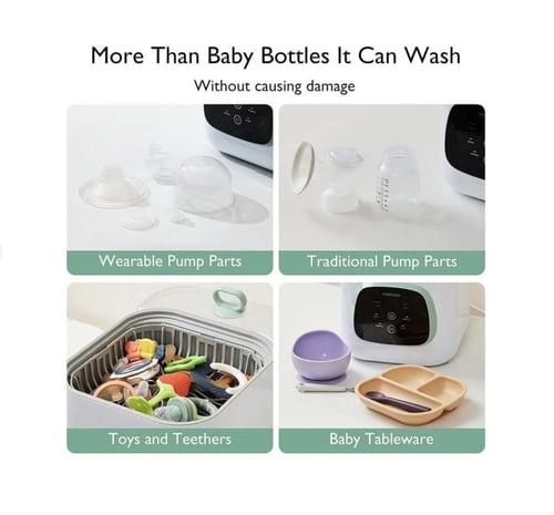 Momcozy - بكج غسيل الرضاعات من ممكوزي مع ١٨٠ قرص غ...