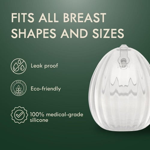 هاكا - مجمّعة الحليب الليدي بج السيليكون ٧٥ مل - 2...