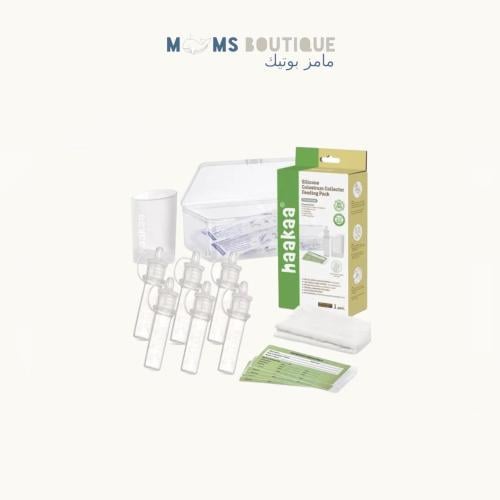 Haakaa – مجموعة هاكا مجمع اللبأ السيليكون مع كأس ت...