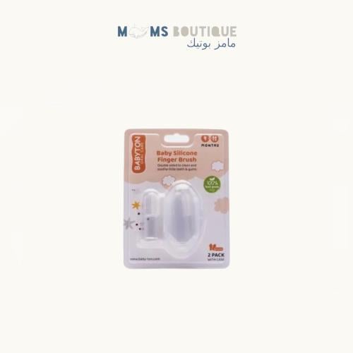 Babyton – فرشاة سيليكون للأصبع للأطفال بيبيتون