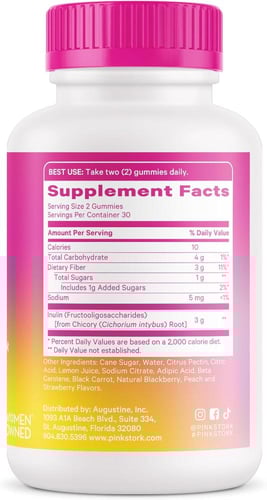 Pink stroke- بنك ستروك مكمل ألياف على هيئة حلاوة ل...