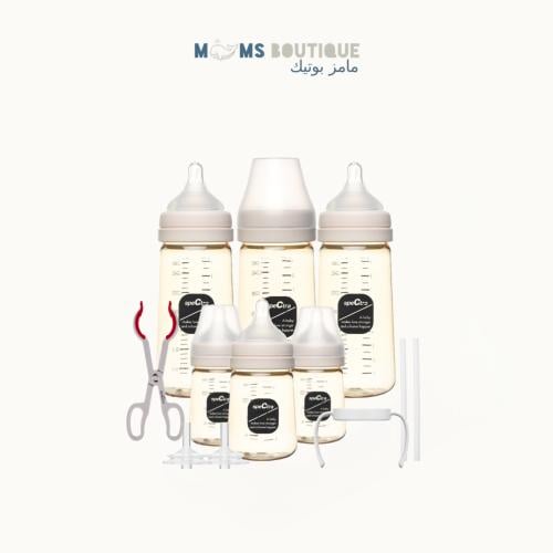 سبكترا مجموعة رضاعات PPSU ضد المغص – 10قطع