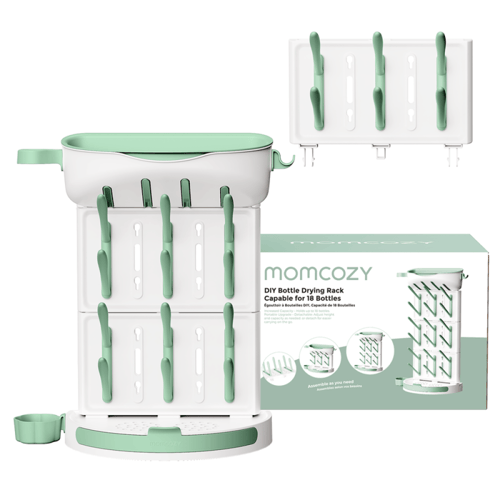 Momcozy – ممكوزي رف تجفيف زجاجات الأطفال بتصميم DI...