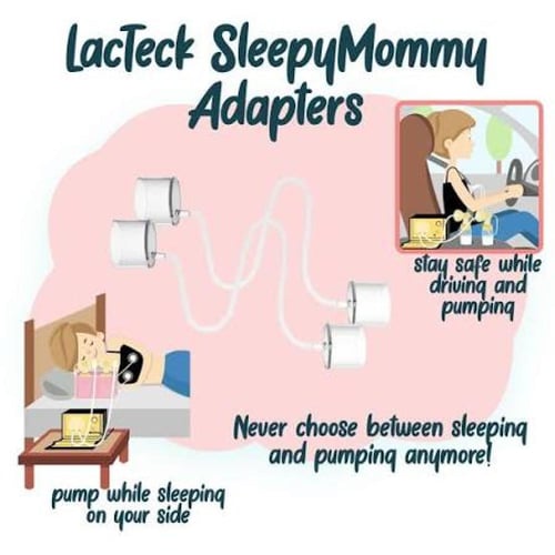 LacTeck - موصل الشفط أثناء الاستلقاء او النوم