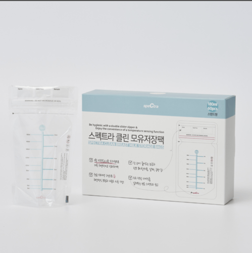 سبكترا- اكياس تخزين الحليب الشفافه 180مل – 60كيس