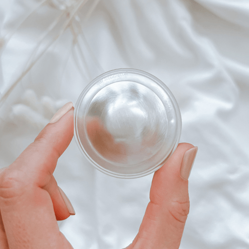 سيلفيريت - كاسات الفضة دروع فضة لحماية الثدي مع حل...