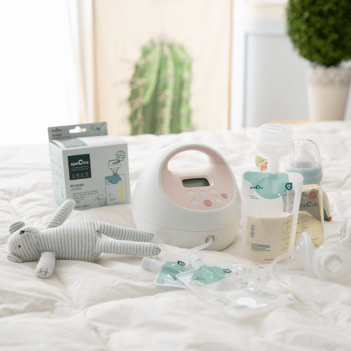 سبكترا- اكياس تخزين الحليب السهله مع موصل-10 اكياس