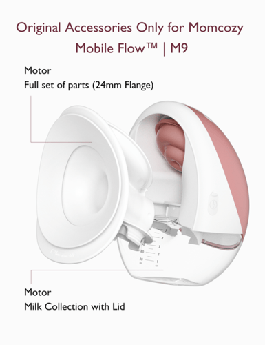Momcozy – مجموعة أوعية تجميع الحليب لمضخة M9