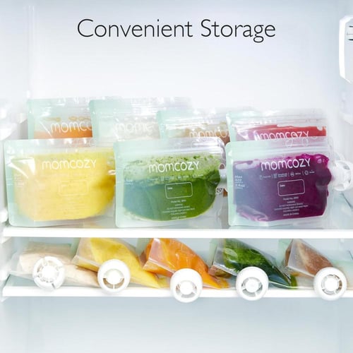Momcozy –ممكوزي أكياس طعام أطفال قابلة لإعادة الاس...