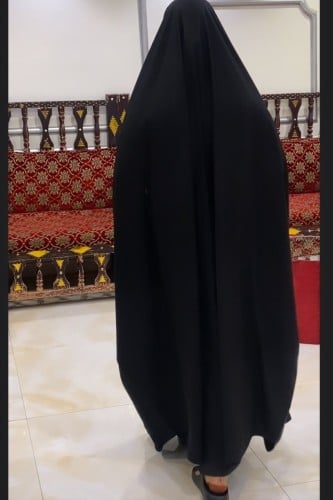 عباية راس مقفله مع طرحة