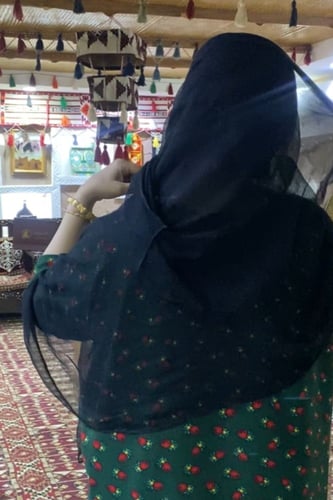 طرحة الأولين البلبول قطن محرم