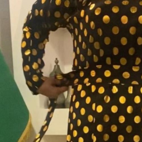 جلابيه جميلة مع طرحة الأولين تل وحزام