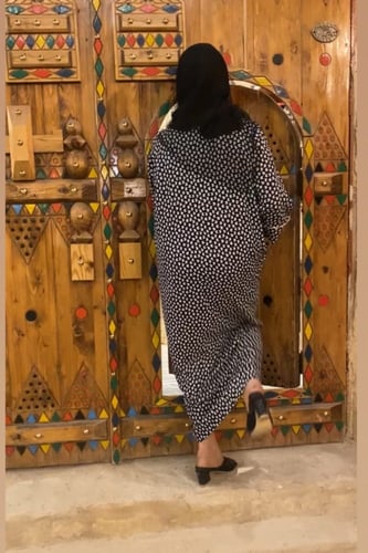 جلابية فري سايز فستان