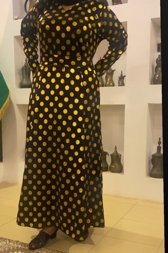 جلابيه جميلة مع طرحة الأولين تل وحزام